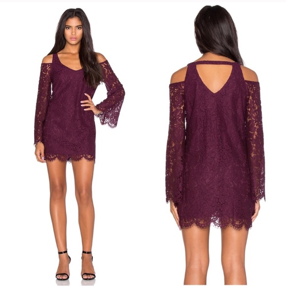 Chaser Dresses & Skirts - NEW {Chaser} Open Back Bell Sleeve Mini Dress
